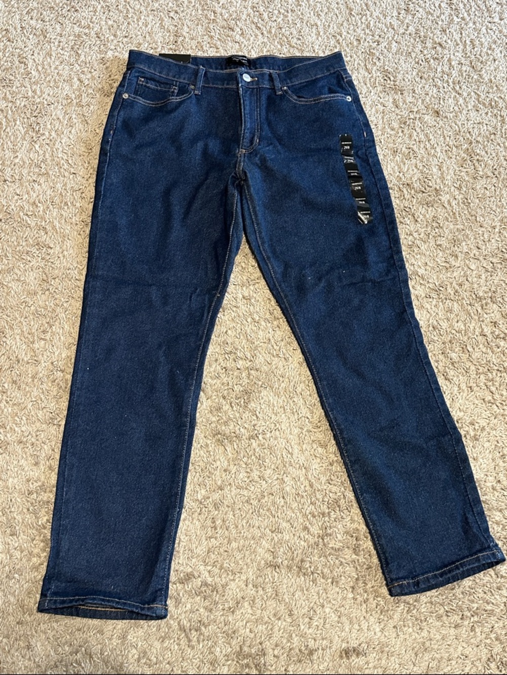 Banana Republic Straight Leg Girlfriend Dark Wash Jeans